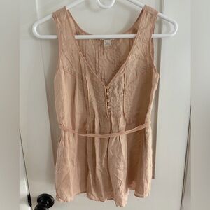 J. Crew Light Pink Sleeveless Blouse